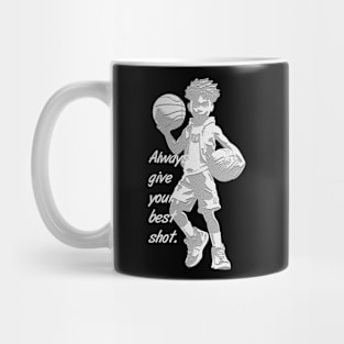 Basketball player skech design Mug